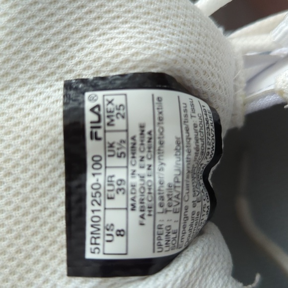 Tenis Fila Electrove 5rm01250-100 Wht/wht/wht Dama - Picture 14 of 16